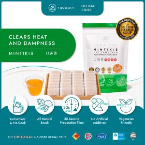 Food Art Mintikis Jumbo (26s) Fresh Breath Support Herbal Soup