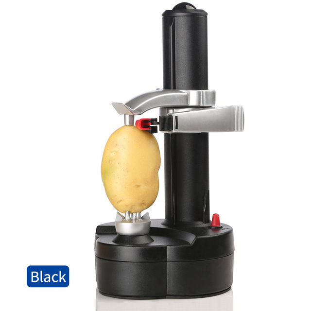 【Hot Sale+Fast Delivery】Electric Spiral Apple Peeler Cutter Slicer Fruit Potato Automatic Battery Operated Machine Peeler Slicer Machine Kitchen Tools
