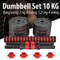 [Giá Rẻ- Chất Lượng Tốt- Ảnh Thật] Tạ Tay 10 Kg Đa Năng Kết Hợp Tạ Đơn Và Tạ Đẩy Tạ Nam Nữ Tập Gym Tập Thon Tay Dụng Cụ Gym Đa Năng Tienphatsmart. 