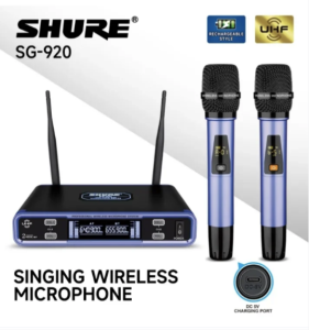 NEW UPADTE SHURE Rechargeable SG-920 Digital Dedicated Professional Outdoor Performance UHF/VHF Wireless Microphone