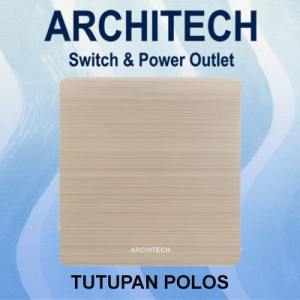 ARCHITECH Platinum B9-P01 Sakelar - Saklar / Blank Plat Gold