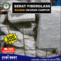 ( isi 3 Kg ) Serat Fiber Kiloan Ukuran Campur Limbah Potongan Pabrik / Mat fiber / Waterproofing / Penambal Bocor / Anti Bocor / Resin Fiberglass / Resin Polyester / Epoxy Resin Bening / Serat Fiber Aquaproof / Fiberglass / Kolam ikan / Bahan Kerajinan. 