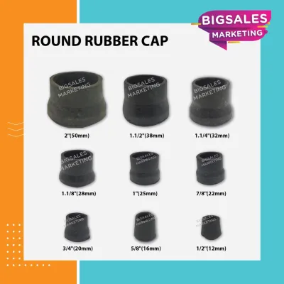 BIGSALES Round Shape Outlet Furniture Rubber Leg Anti Scratch Protector / Kaki Bulat Getah Meja Kerusi Cabinet