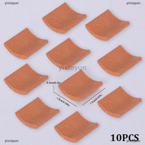 [COD] yixiayun 1Set Mini Bricks For Dollhouse Landscaping Miniature Bricks Brick Wall Tile Shovel Model For Dollhouse Building Scene Decor