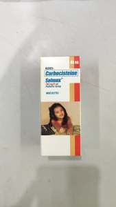 SOLMUX CARBOCISTEINE 100MG/5ML SYRUP FOR KIDS COUGH RELIEF 60 ML THERAPY
