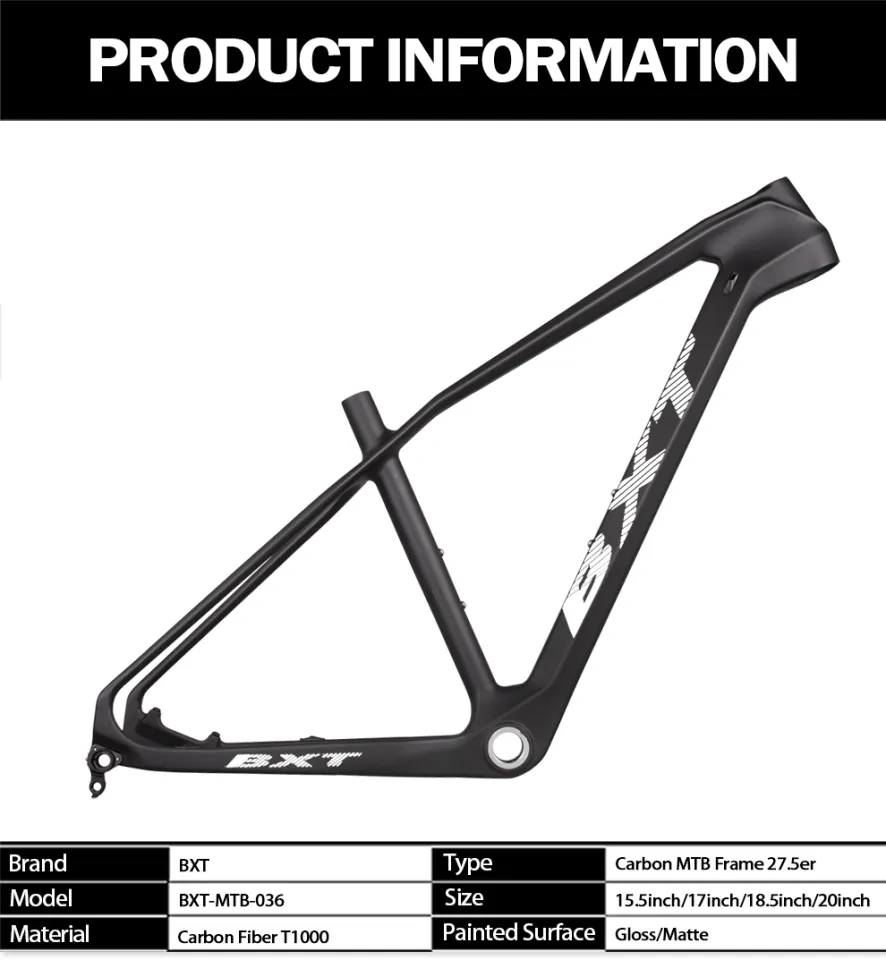 18.5 bike deals frame size