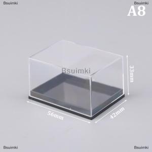 [COD] Bsuimki 1PC lưu trữ hộp nắp Đá Quý Hiển thị đồng xu rõ ràng container Mẫu Mini vuông Cube Acrylic trường hợp thô khoáng sản tiêu chuẩn