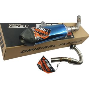 Knalpot Klx 150 S L Bf Crf150L Fmf Ujung Carbon Blue Dtracker 150 Wr 155 Pro Series Original Suara Bass Gahar Crf 150 L Kompetisi Wr155