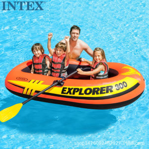 Thuyền hơi cao cấp trẻ em EXPLORER 300 INTEX 211*117*41(cm)Tải trọng tối đa: 186kg