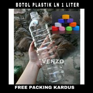 Botol plastik LN 1000ml / 1 Liter isi 25 Pcs