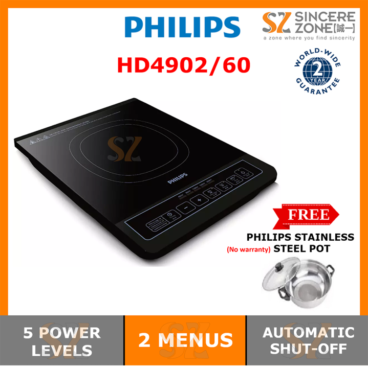Philips HD4902/60 Portable Induction Cooker Lazada