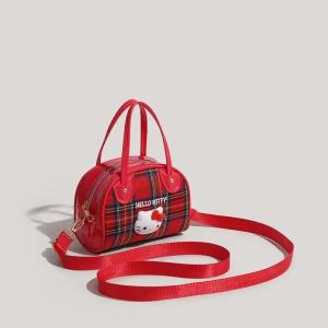 ZEEMIN Halloween Christmas Sanrio Hello Kitty Handbag Cute Cartoon Anime KT Cat Kawaii Messenger Bag Single Shoulder Bag Girlfriend Valentines Day Gifts