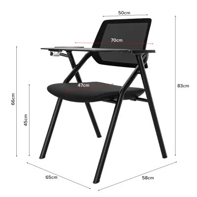 (JIJI.SG) ANDRIN Training Chair (Pre-Assembled) - Office / Chair / Furniture / Conference / Foldable