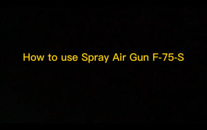 Spray Air Gun C/W Cup WUFU 喷漆枪 (Suction Type) F-75-S