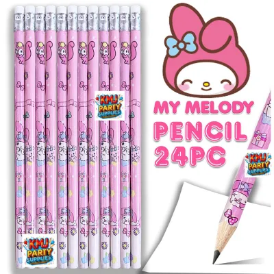 24pcs per pack AmazingKuromiCuteMyMelody and CoolCinamoroll Pencil for Giveaway