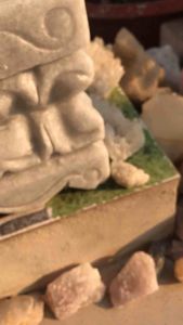 Ổ đá Thạch Anh màu vàng tự nhiên R22 Clear Citrine Quartz Natural