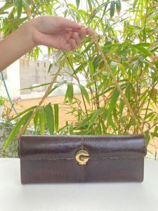Túi 2hand đeo vai cực Tây da kì.nhông thật phong thủy CUEROO của ACHENTINA -T267