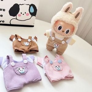 POUKL  Toy Accessories  Time Clothes Dress Dolls Clothes 15cm Cotton Dolls Clothes Toy Outfit Mini Plush Dolls Clothes Cotton Doll Accessories