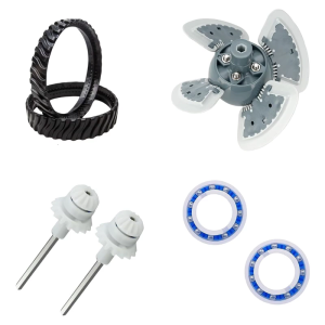 Hồ bơi sạch lắp ráp động cơ thay thế ổ trục Kết cấu nhựa thích hợp cho MX6 mx8 Mô hình cao su thành phần