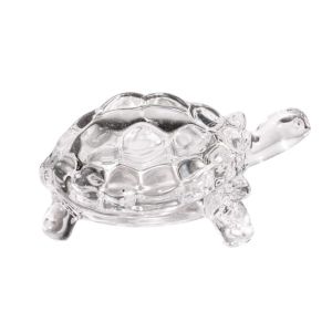 MICANGP Multipurpose Transparent Chinese Feng Shui Fish Tank Landscaping Handicrafts High Quality Home Decoration Craft Gift Tortoise Statue Crystal Turtle Ornament