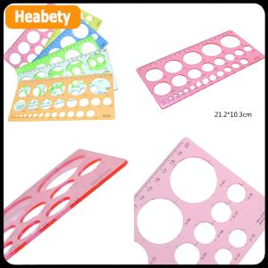 【2-3 ngày giao hàng】 1X thước kẻ xếp nếp Bộ dụng cụ tạo mẫu giấy xếp nếp Khổ tròn tự làm