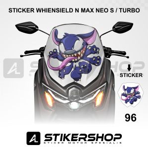 stiker whiensield - visor - tameng - variasi motor n max neo s - turbo gambar keren 89 - 96
