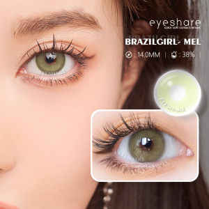【COD】 BRAZILGIRL Softlens 14.0MM Softlens Mata Softlens Brown Softlen Soflen Gray Warna Normal Soflen