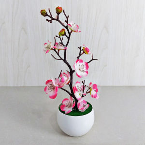 Tanaman Hias Bunga Plastik Plum Blossom Twig Artificial Plant Ornamen Dekorasi Rumah Buatan PBP31
