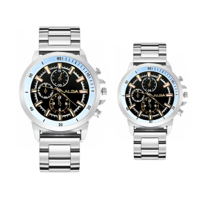 JAM TANGAN COUPLE CRONO RANTAI PREMIUM PRIA WANITA GROSIR MURAH ARLOJI TERBARU