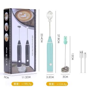 AE Electric egg beater coffee stirrer milk frother foam maker stirring stick household frother with three-speed settings
