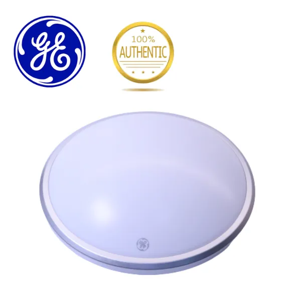 GE 18W/24W Space Silver LED Surface Ceiling Light Round 6500K / Lampu ...