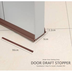 Rubber Seal Strip Silicone Door Draft Bottom Stopper under Door Draft Dust Wind Light Noise Door Gap Blocker Flexible Sealing Strip Waterproof Adjustable Insulator Soft and Cold Resistant PVC Door Seal