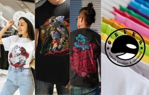 T-Shirt Distro Baju Big Size jumbo Pria Wanita Distro Kaos Oruka Official Shop Model Model lost ronin