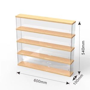 Sacesr Modern Simple Handmade Storage Boxes Layering Clear Door Blind Boxes Storage Bins Dustproof Fashion Beautiful Home Organization 9Q4T2