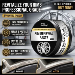 WheelCare Cream Wheel Rim Scratch Care Cream/For Car Owners And Drivers/Remove Rim Scratches/Restores Wheel Shine/Easy Application