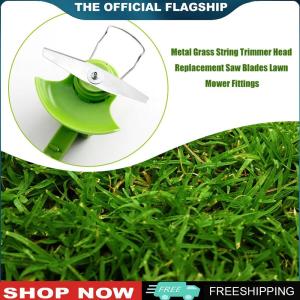 [BONDRE9]30 ชิ้นหญ้าโลหะเครื่องตัดหญ้าเครื่องตัดแต่งหัวเลื่อยใบมีดเครื่องตัดหญ้าเครื่องตัดหญ้าเครื่องตัดหญ้า Slotted Garden