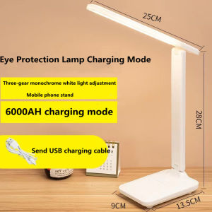 Moduspace Mall Xiaomi Led Desk Lamp 3 Color Stepless Dimmable Touch Foldable Table Lamp Bedside Reading Eye Protection Night Light DC5V USB Chargeable