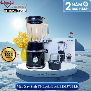 Máy Xay Sinh Tố Lock&Lock High Speed Blender EJM376BLK 220-240V 50/60Hz 600W (Đen) -  Hàng chính hãng Bảo Hành 2 Năm