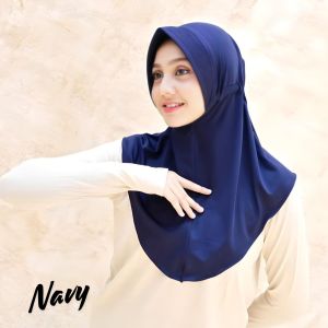 HIJAB INSTAN SERUT JERSEY || Bergo Instan Serut Jersey