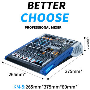 Deuahub AUDIO Mixer KM5/7/9/13 5/7/9/13 Channel Bluetooth Usb Mp3 Audio Power Mixer 99dsp Multifunction Karaoke