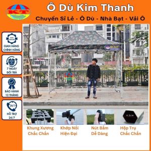 [Hàng Loại 1 - Khung Lục Giác] Nhà Bạt Rằn Ri 3M x 3M Quây Dày Thời Trang Che 3 Mặt 4 Mặt