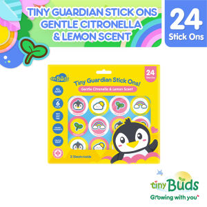 Tiny Buds Tiny Guardian Stick Ons Gentle Citronella and Lemon Scent (24s) | Gone Away Insect Patches