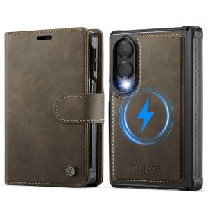 For Samsung Galaxy Z Fold8 Ultra / 8 2in1 Detachable Wallet Case Black | Compatible with Magnetic Magnetic RFID Blocking Card Holder Shockproof Kickstand Wireless Charging PU Leather Flip Cover