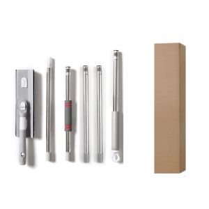 Konco 2.2m long Glass Cleaner Window Cleaner Window Squeegee Microfiber Extendable Window Scrubber Telescopic Handle Glass Sponge