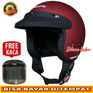 HELM BOGO CLASSIC JM CREAM DEWASA PRIA WANITA TERMURAH