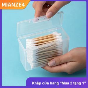 [COD] MIANZE4 Du Lịch Di Động Hộp Thuốc Bông Tăm Chủ Trường Hợp Detal Xỉa Đồ Trang Sức Tổ Chức Container Chống Bụi Đồ Trang Sức Phụ Kiện Hộp
