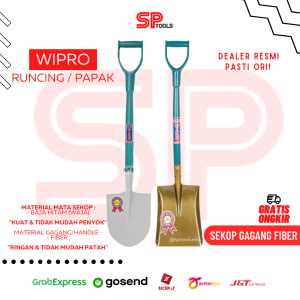SEKOP SKOP SKOPANG SEKOPANG PASIR GAGANG FIBER HEAVY DUTY WIPRO (RUNCING / KOTAK)