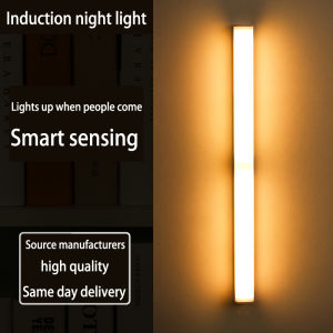 ookila Wireless motion sensing LED night light | USB charging | built-in magnet bracket can be easily removed | cabinet light two color temperature options Magnetic chandelier ceiling lamp