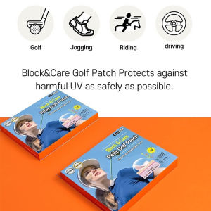 Nutriadvisor 5 Pairs of Petit Golf Patch for Sun Protection Gel Patch for Golfer UV Block Face Shield