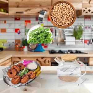 [Sirola] Falafel muỗng với lỗ chuyên nghiệp thép không gỉ muỗng cấp thực phẩm không dính falafel làm công cụ sản xuất thịt viên